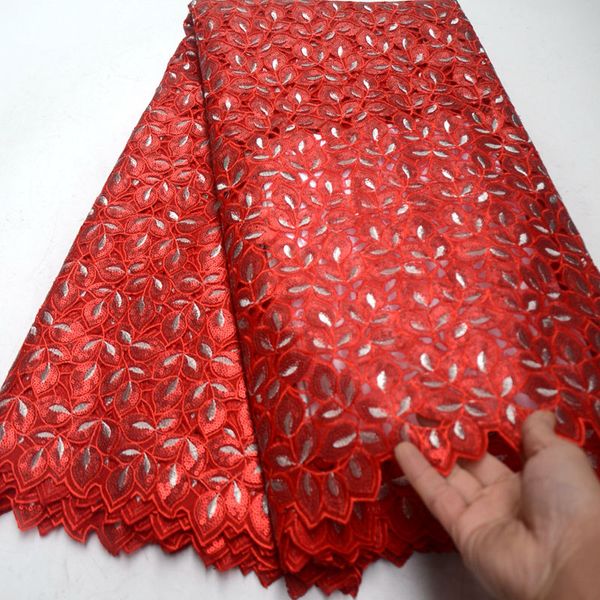 

2019 последний лист дизайн handcut органза кружева африканский швейцарский шнурок ткани с блестками для партии платье 5 ярдов qg793, Pink;blue