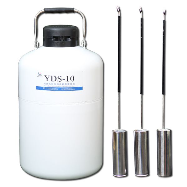 

liquid nitrogen tank dewar vessel yds 10 gas cylinder semen flask 10l portable storage container