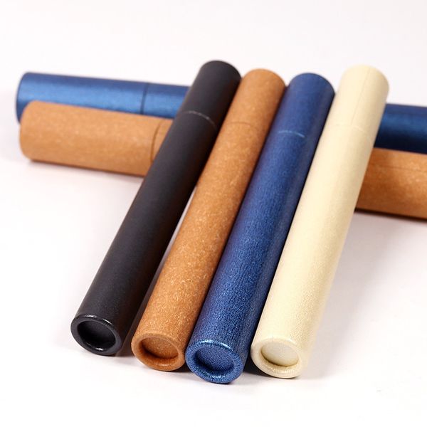 

kraft paper storage box for 5g joss stick convenient carrying incense tube small incense barrel
