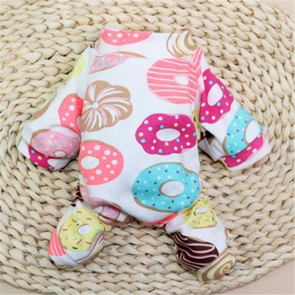 

small dog pajamas jumpsuit spring summer dog clothes overalls yorkshire poodle bichon pomeranian schnauzer pet clothing outfits