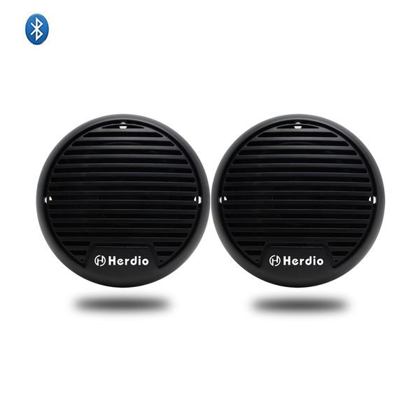 

140w 3 inch marine boat waterproof bluetooth speakers audio stereo system for atv utv yacht outdoor motorcycle golf car spa
