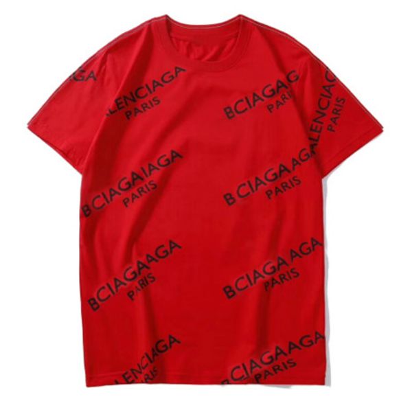 

2020 mens women designer t shirts with luxury letter b fashion printed tees casual summer short sleeve trendy streetwear 9 styles, White;black