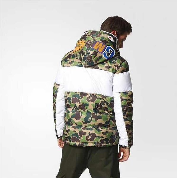 

2019 открытый пуховик с капюшоном бренд толстый теплый и ветрозащитный дизайнер мужской женский пуховик утолщенный гусиный пух размер s-xxl, Black