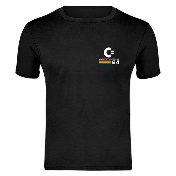 

2019 new summer commodore 64 t shirts c64 retro 8-bit ultra cool design vinyl t-shirt mens clothing with short sleeve, White;black