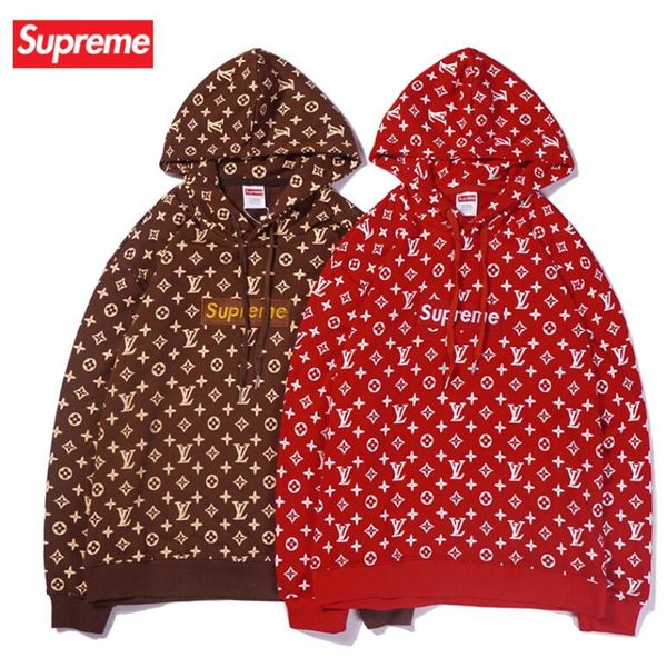 

a0 supreme fashion classic fashion men's and women's designers hoodie hoodie men's sweatshirt, Black