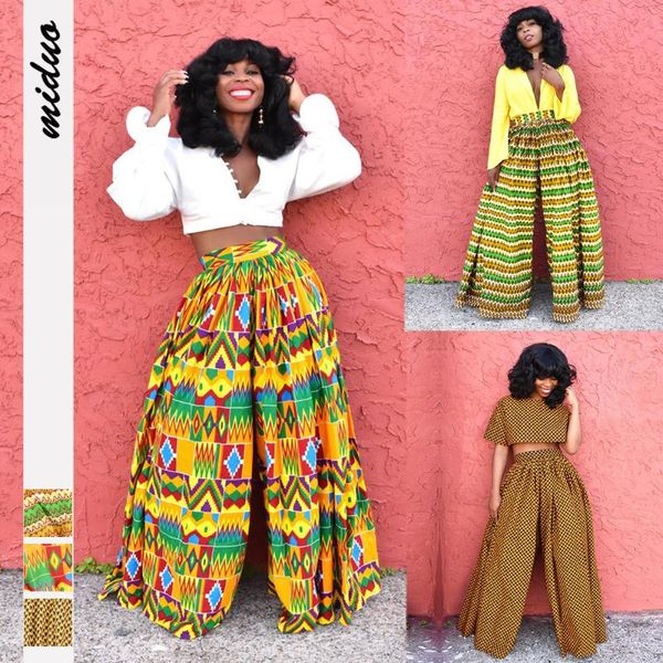 

женские брюки 2020 новый летний 3d цифровой печати с высокой талией leisure holiday beach wide leg брюки повседневный сыпучие s-xl, Black;white