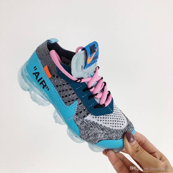 

baby kid knitting portable kids running shoes children 2020 cushion kpu sports shoes boys girls training sneakers, Black