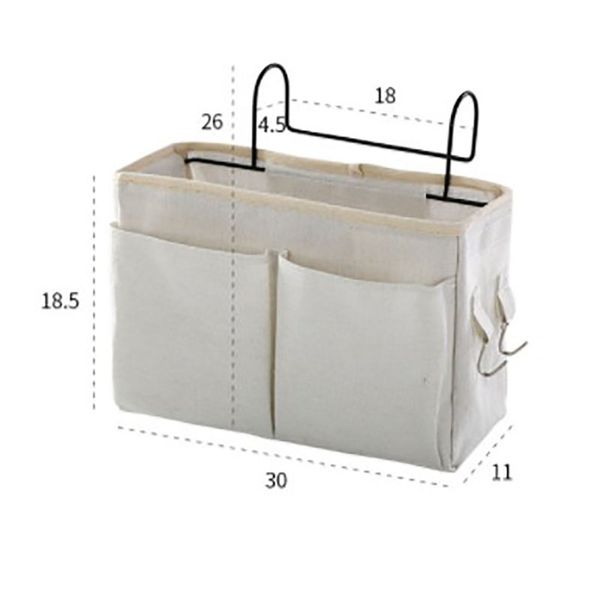 

fabric cotton pocket storage wall hanging storage bags pockets organizer for cosmetics storages containers bags
