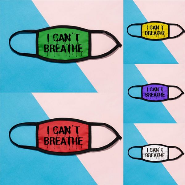 

i can't breathe mask 3 styles adults ice silk breathable 3d digital printed face mask ooa8051 #141