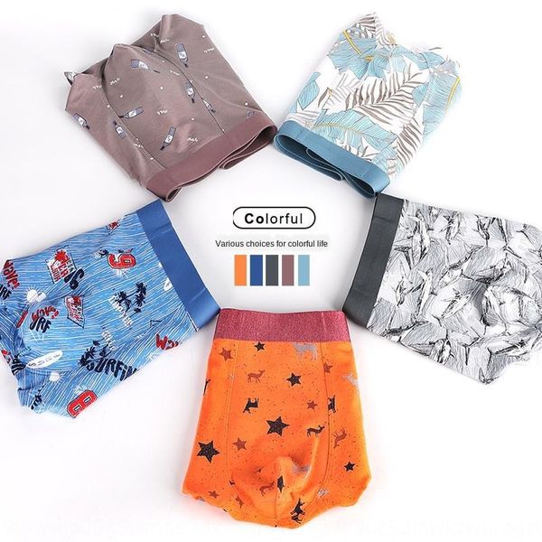 

traceless 60 modal cotton traceless underwear men's underwear 60 modal boxer pants men's cotton boxer pants, Black;white