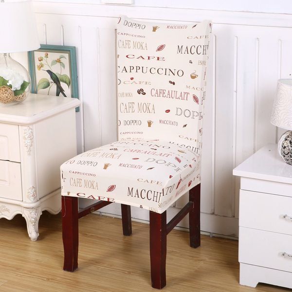 

spandex minimalist living decoration stretch dining chair protector slipcover cover removable anti-slip chair seat case banquet