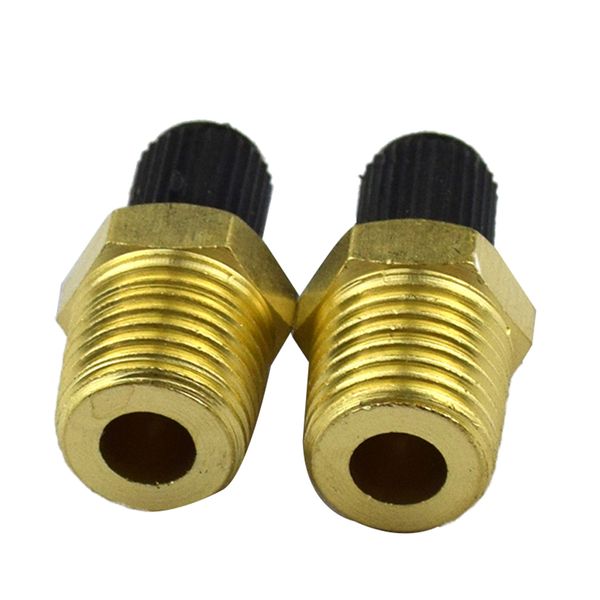 

pair 1/4 npt nickel plated brass air compressor tank fill valve schrader