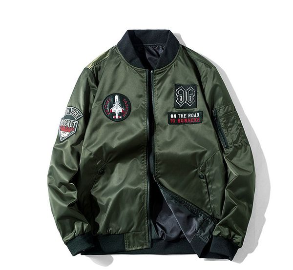 

men's jacket tide men's autumn and winter fashion baseball uniform windproof shirt casual zipper jackets with plus m-7xl wholesale, Black;brown