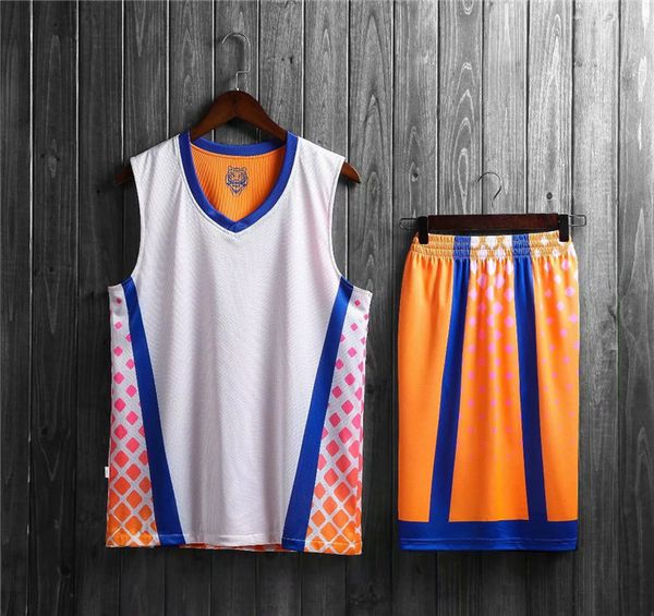 

New Style Basketball Uniform Sets Sports Jersey For Men 19