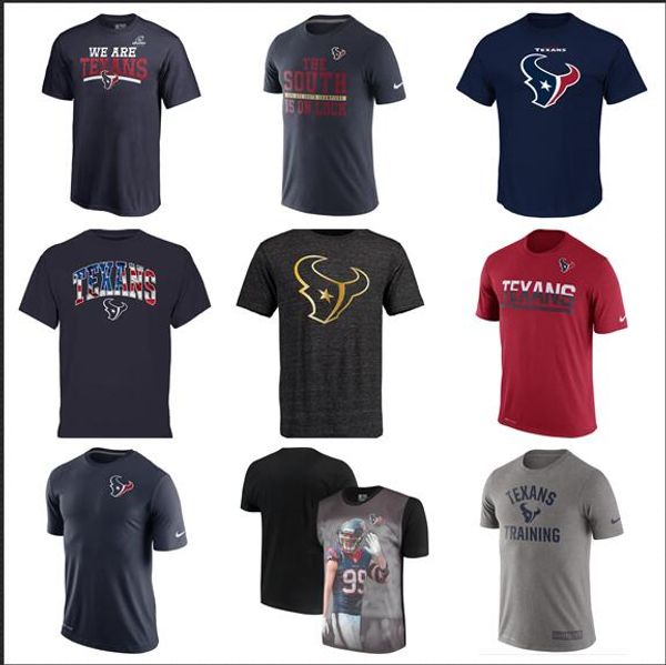 

2019 style houston men pro line navy red black gold banner wave t-shirt, Blue;black