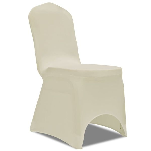 

stretch chair covers cream 18 pieces other home textile