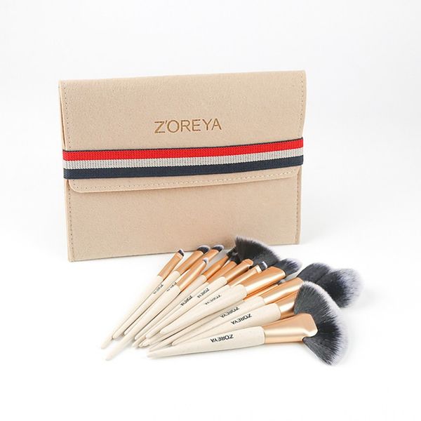 

16pcs eye makeup brushes loose powder eyeshadow eyeliner lip brush tools eyeshadow brush fan