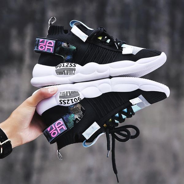 

breathing stockings men running shoes mens sport sneakers men's sports shoes male black runners boty workout e-367