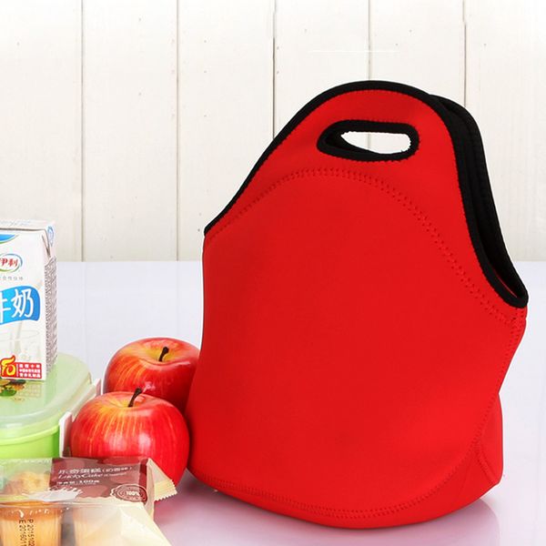 Borsa per il pranzo in neoprene Borsa per il pranzo con isolamento portatile Borsa per la conservazione della cucina per viaggi all'aperto Borse termiche per picnic 3 colori CY BH2125