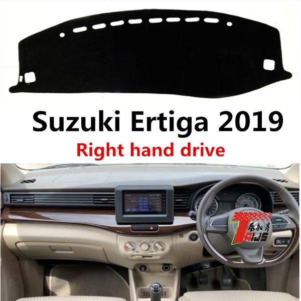 

taijs right hand drive car dashboard cover for ertiga 2019 protective auto dashboard mat carpet for ertiga 2019