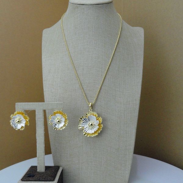 

yuminglai italian designer jewelry 24k dubai costume jewelry sets fhk7300, Silver