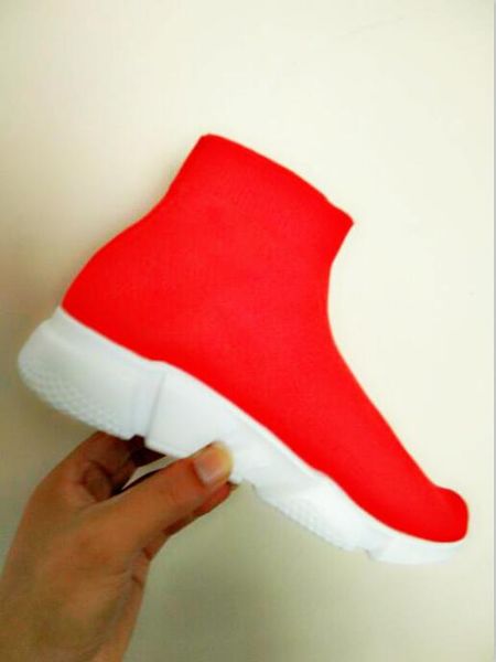 

socks boots red grey triple black white stretch mesh high sneaker speed trainer runner