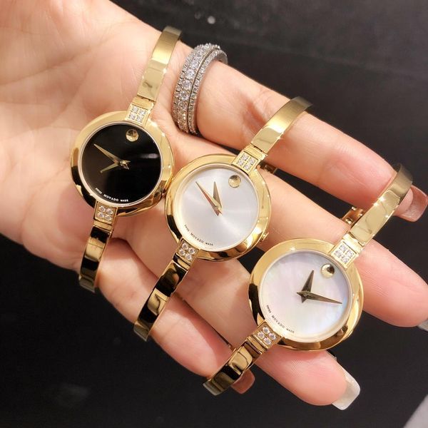 

luxury watches designer watches 2019 luxury watches bella diamond series diamonds ultra-thin dials imported quartz movements highest quality, Slivery;black