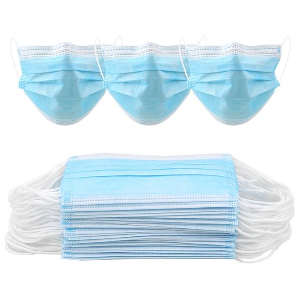 

dhl ship 10 face3 layers melt mask blown fabric 5 pink+5 1pcs blue bi95