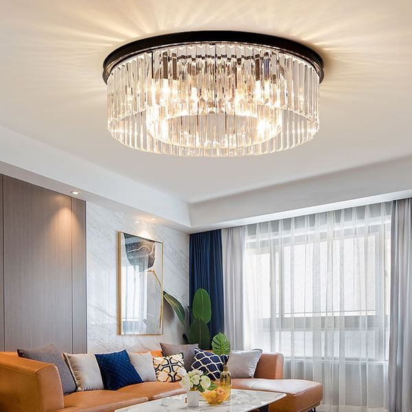 

modern led ceiling lights for living room bedroom study room crystal lustre plafonnier home deco ceiling lamp avize