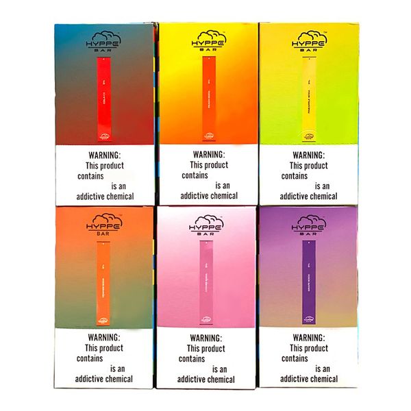 

Hyppe Бар Одноразовая Pod Устройство 280mAh Укажи 300 Puff Пустой 1,3 мл Vape Kit Air Bar Loon Twist Vape Pen