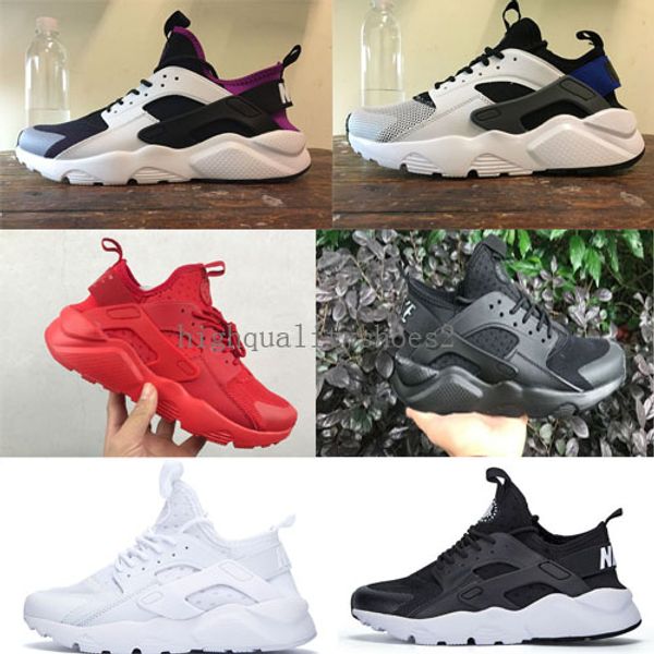 

huarache men womens shoes spring men and women running shoes black red white sports trainer cushion breathable sports shoes 36-46