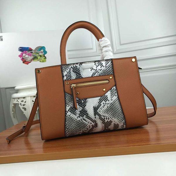 

designer handbags cow real leather mix snake pattern pada women designer bags genuine leather purses ladies totes bag