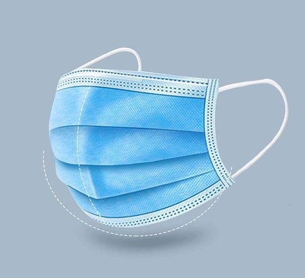 

dhl ship breathabledust saliva blue mask mouthdustproof pm2.5 face masks with 10 filter pad hcro
