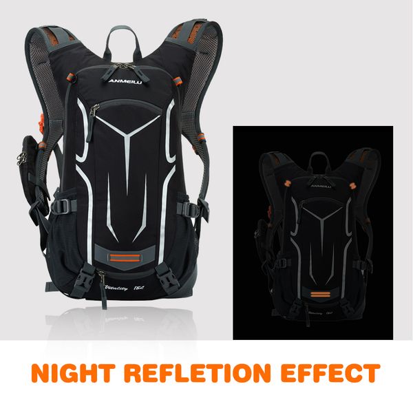 

lixada bike bicycle backpack bag with rain cover 18l waterproof lage capacity cycling bag mtb mountain bike hydration backpack