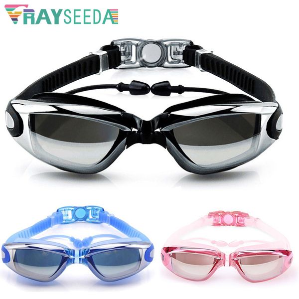 

rayseeda anti fog anti uv swimming glasses fashion wide view swimming goggles for men women surfing diving eyewear
