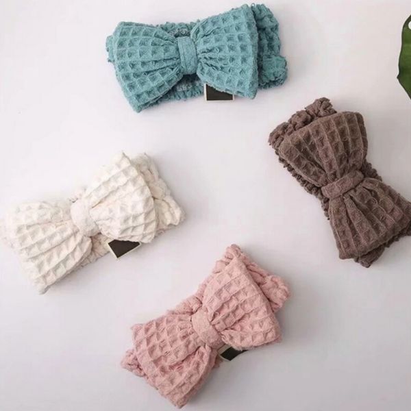 

women makeup headband wash face soft hair holder elastic knot hairbands girls headwear hair soft turban accessories towel