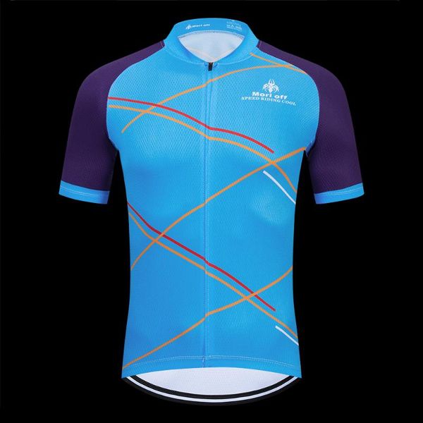 

men road bike riding apparel bicycle summer quick dry cycling jersey, Black;red