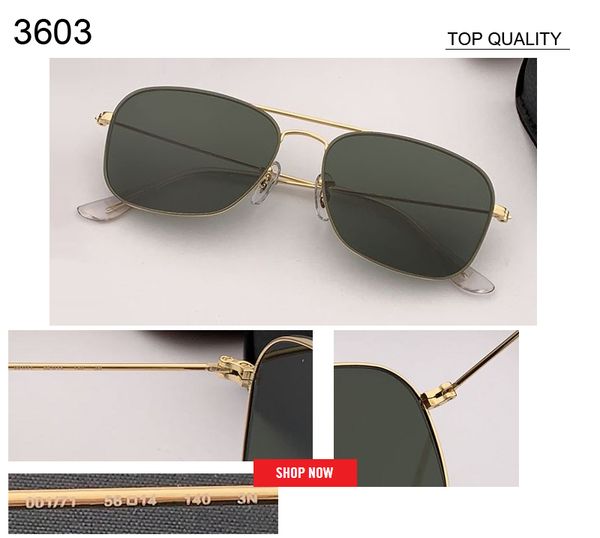 

2019 wholesale new fashion women square style metal uv400 sunglasses vintage classic 3603 brand men sunglass oculos de sol gafas, White;black