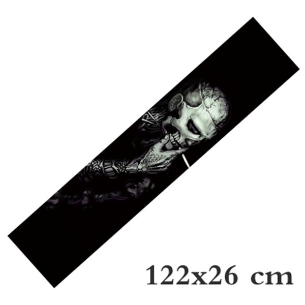 

skate board grip tape long board grip tape 122*26 cm skeleton