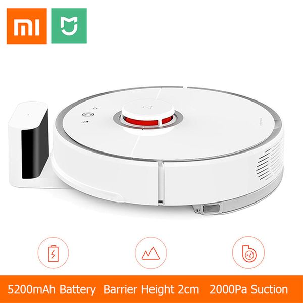 

international ver ion xiaomi mijia roborock vacuum cleaner 2 automatic area cleaning 2000pa uction 2 in 1 weeping mopping