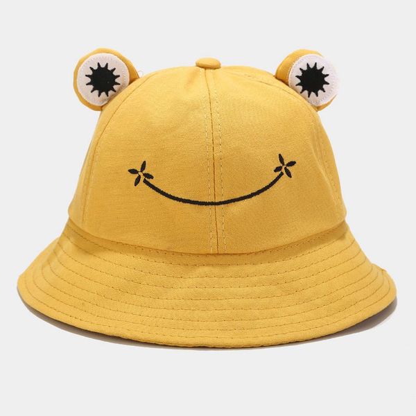 

new fashion cute girl flog animal shape fishing cap brand women casual bucket hat outdoor female cotton smart sunscreen fisherman hats