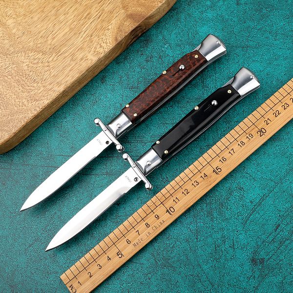 

Нью-BM Micro 9inch Black Bull Horn 9 дюймов Mafia Стиль Гардиан складной Открытый кемпинга нож C07 нож выживания