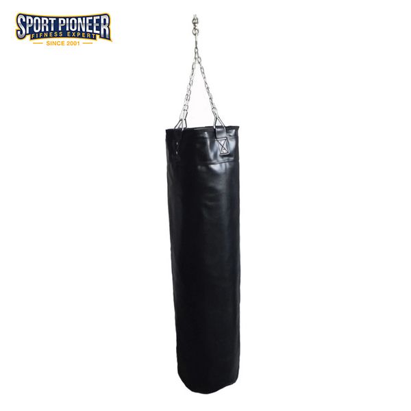 

sportpioneer 100cm boxing punch bag fitness sandbag striking drop hollow empty sandbag with chain martial