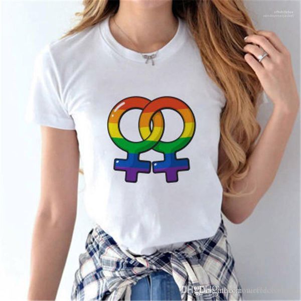 

short sleeve o neck 3d printed ladies fashion female tees lgbt designer womens tshirts summer, White