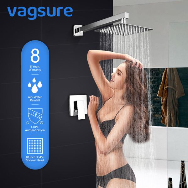 

chromed cold mixing valve mixer tap in wall single holder dual control shower faucet set bathtub faucets bath shower system bathroom