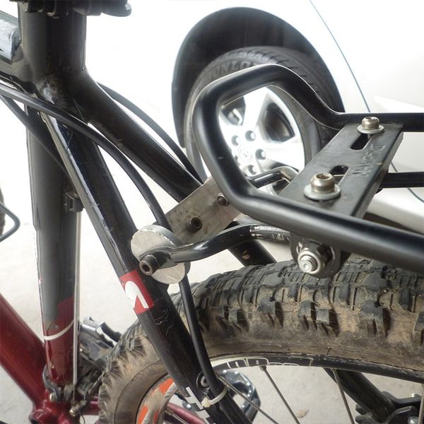 

bicycle rear cargo rack mountain bike seat carrier bicycle luggage carrier shelf cycling bag holder for disc brake v brake
