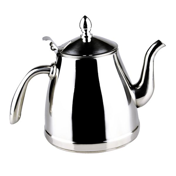 

1.5/2l stainless steel teapot tea coffee pot kettle with mesh filter infuser