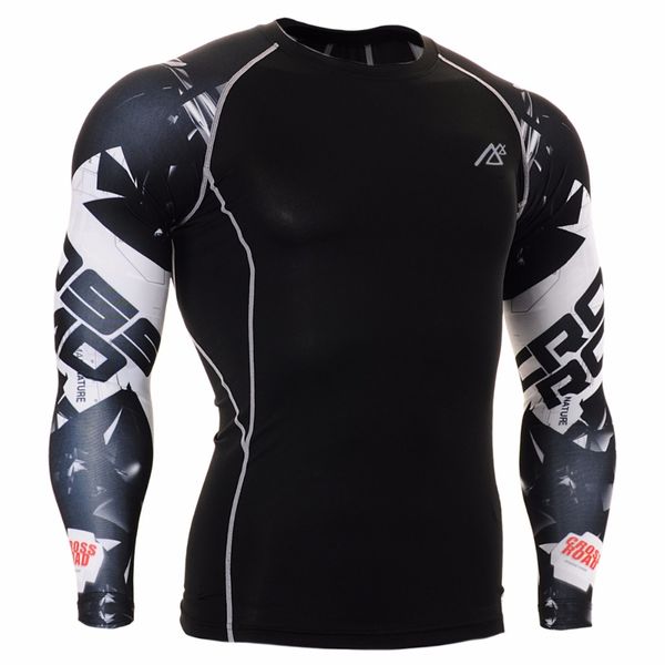 

жизн на леде комплек одежд мђжка compression shirtstights набоѬ обгиваи обђение, Black
