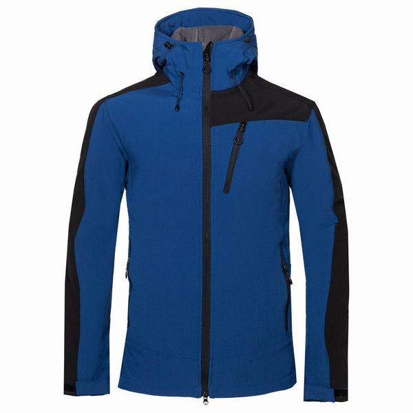 

outdoor softshell male waterproof jacket camping hiking sports brand clothing windbreaker skiing thermal jackets 1720, Black;brown