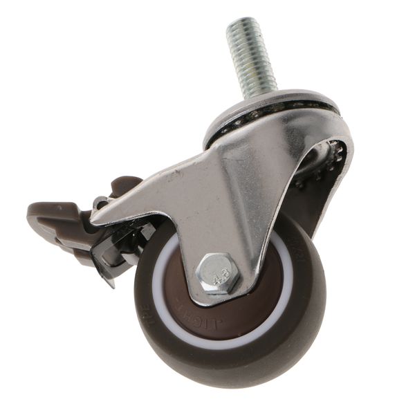 

heavy duty ptfe castor wheel trolley furniture caster with brake 2inch/50mm